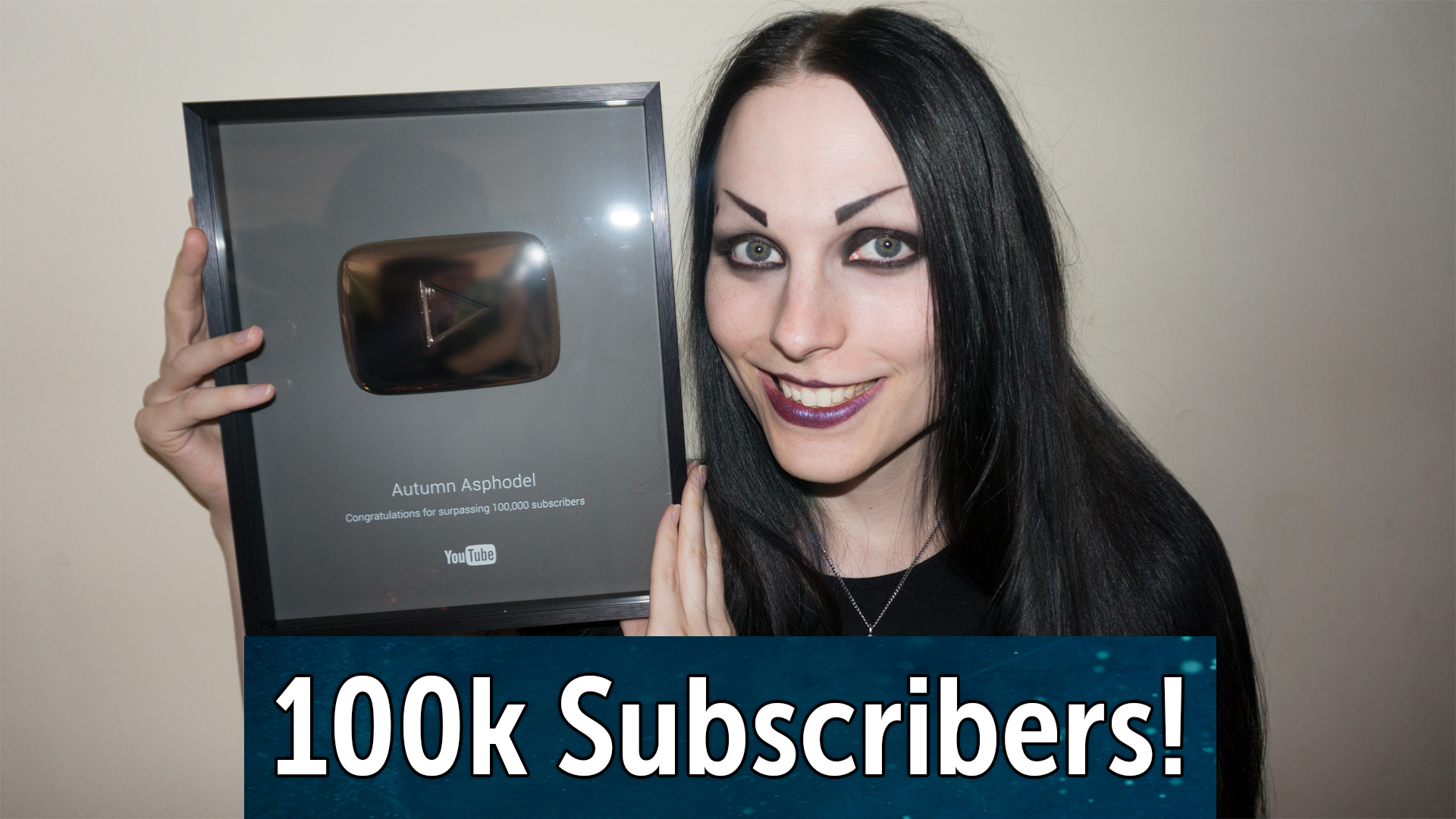 Silver Play Button Unboxing Thank You For 100 000 Subscribers Autumn Asphodel