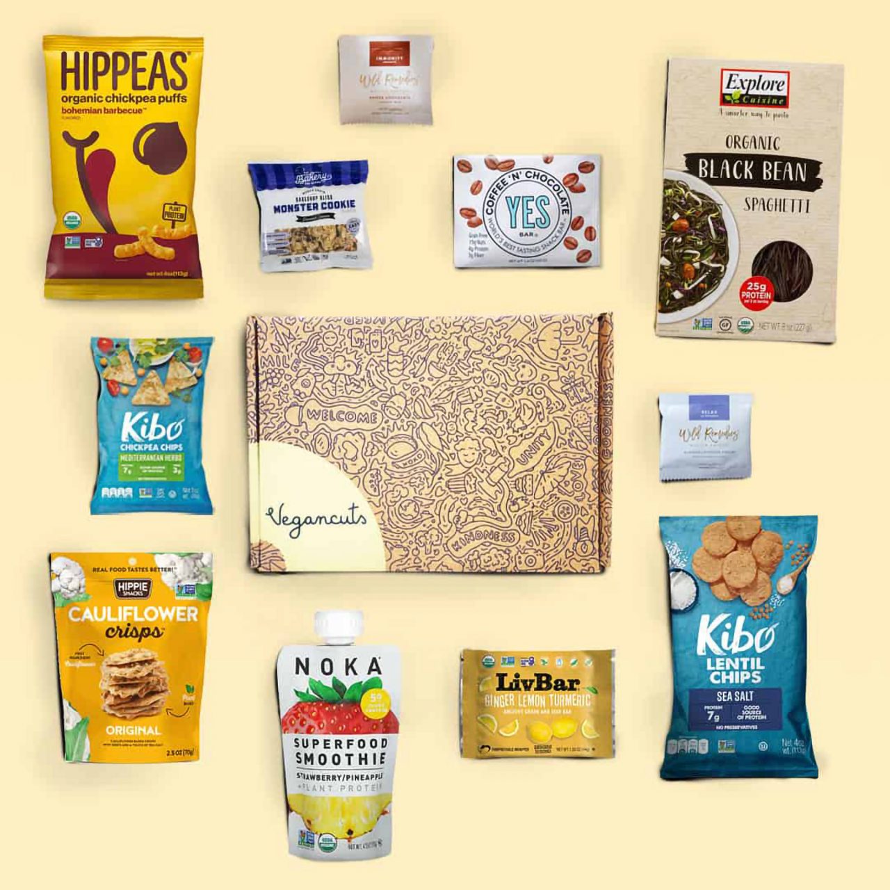 Vegancuts Snack Box | March 2022 - Items
